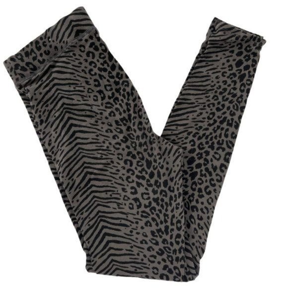 PINK animal print legging… - Picture 1 of 9